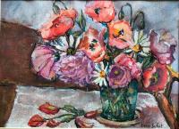 France Bechat Bouquet aquarelle 40x30cm.JPG